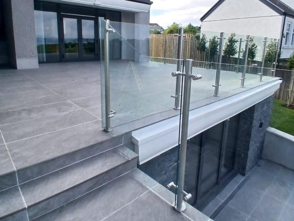 swansea glass balustrades home installation post system medium 1
