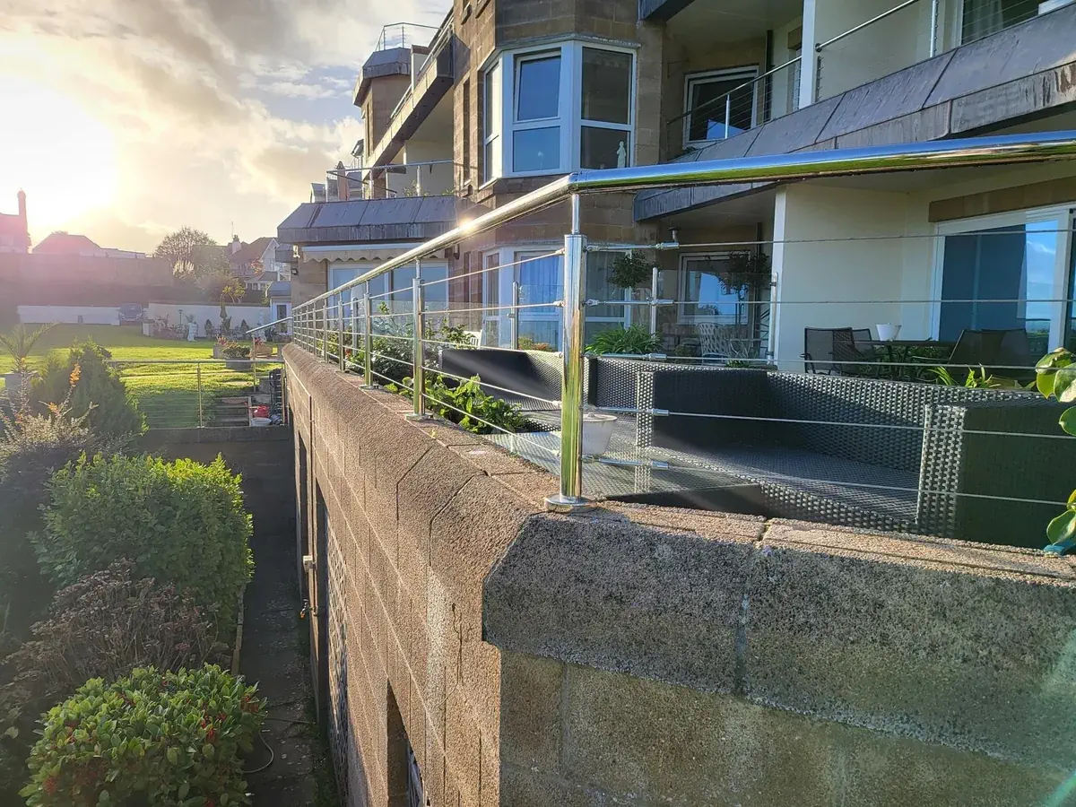 Balcony Glass Balustrade in Mumbles