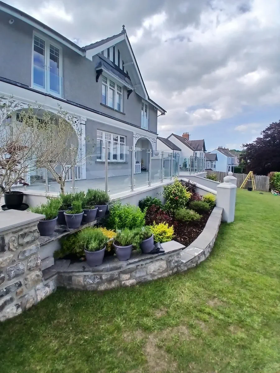 External Glass Balustrade in Langland